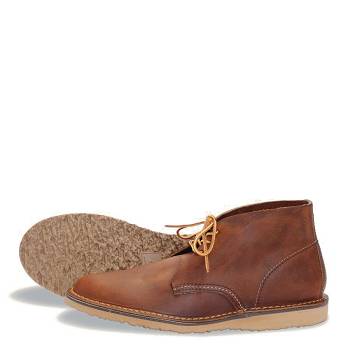 Red Wing Férfi Heritage Weekender Chukka Bakancs Gesztenyebarna